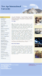Mobile Screenshot of newageuniversity.net