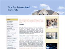 Tablet Screenshot of newageuniversity.net